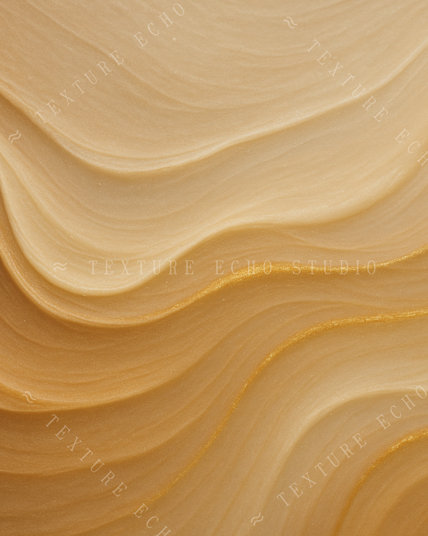 Abstract Cafe Wave Texture Art – Neutral Gold & Latte Printable Wall Art Set of 3 (Digital Download)