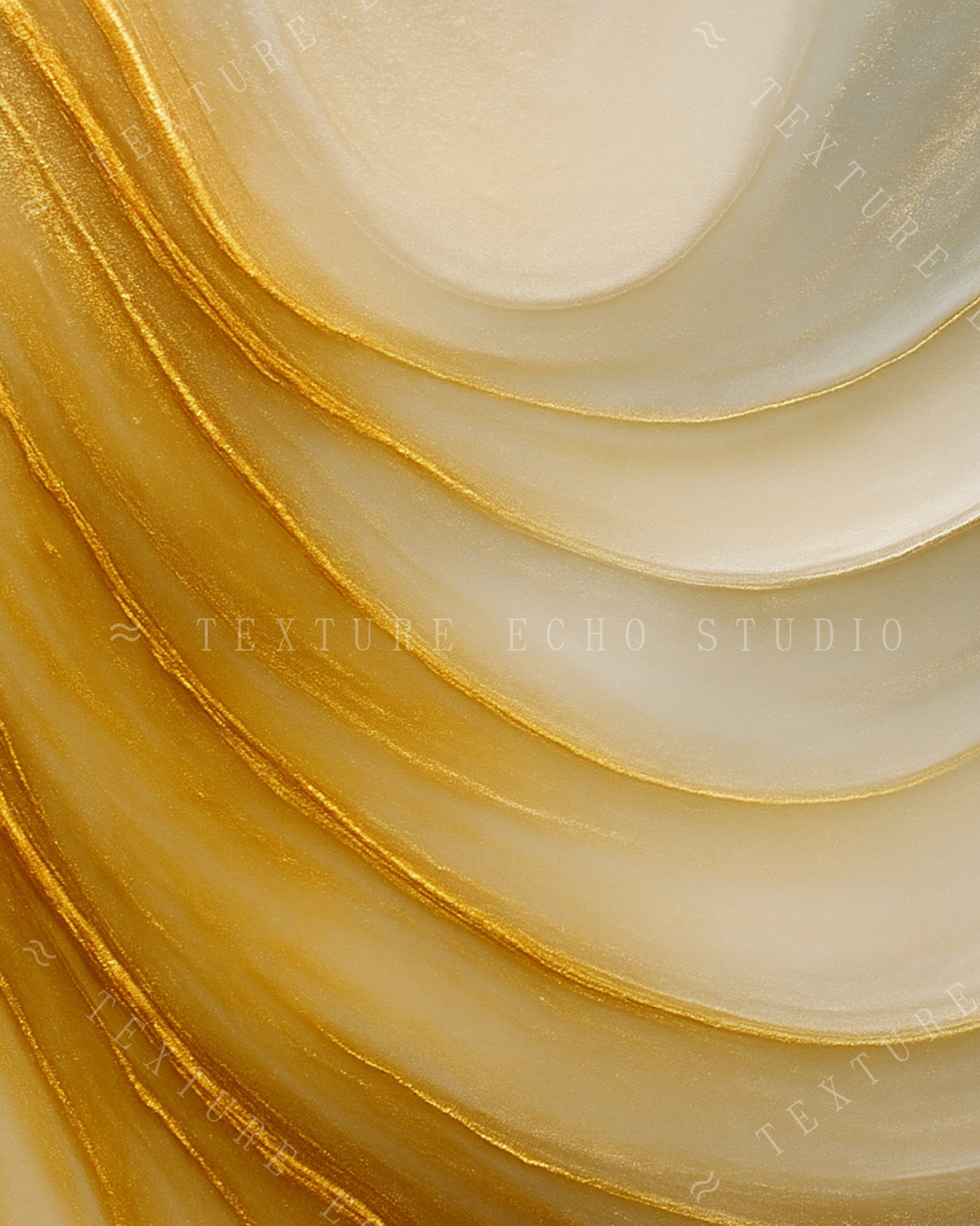 Abstract Cafe Wave Texture Art – Soft Gold & Blush Printable Wall Art Set of 3 (Digital Download)