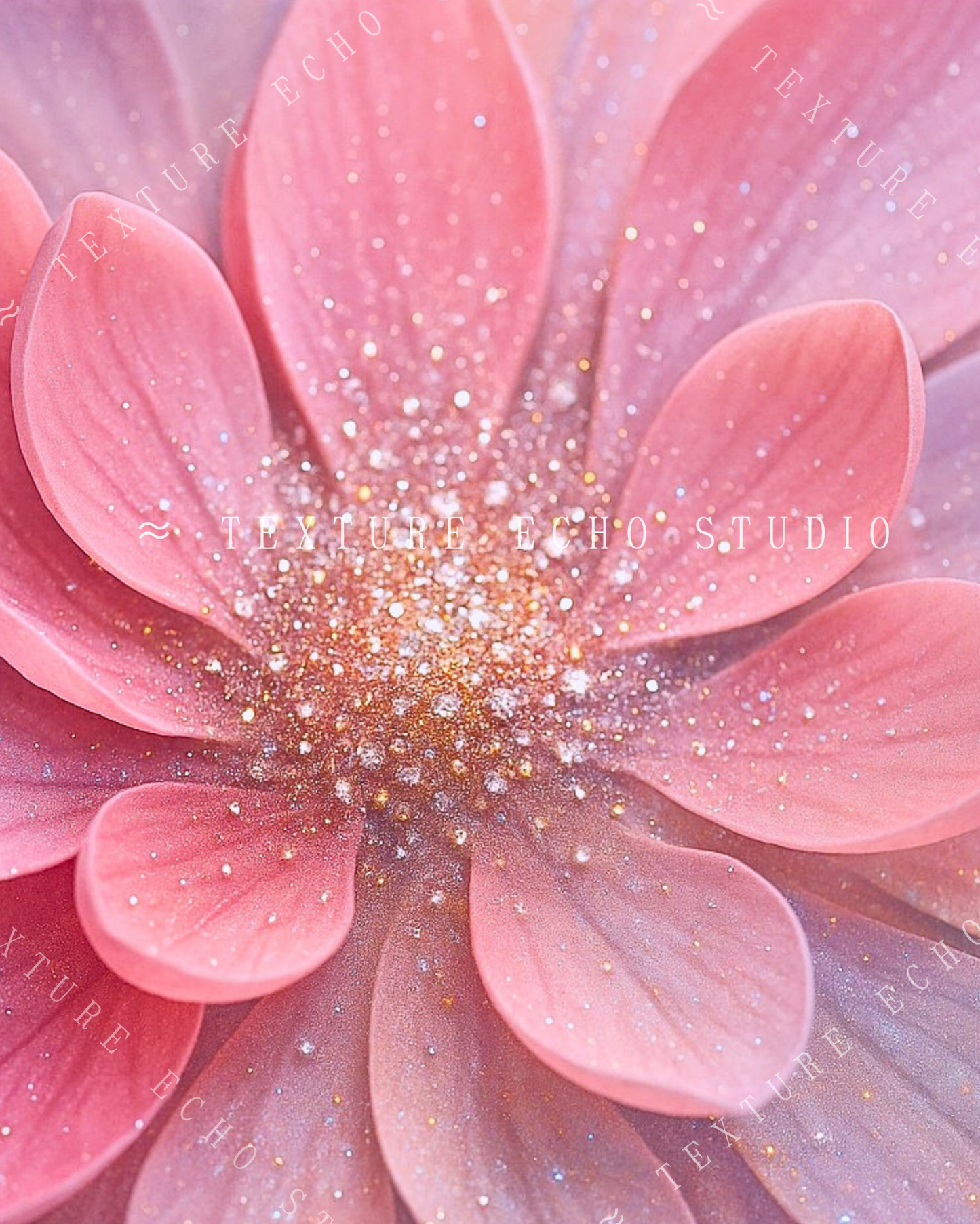 Abstract Floral Texture Art – Pink Floral Glow Printable Wall Art Set of 3 (Digital Download)