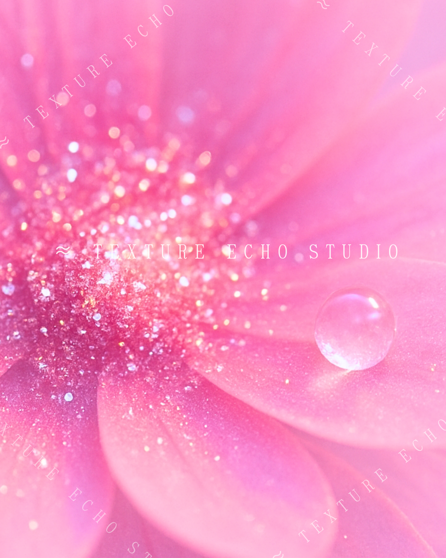 Abstract Floral Texture Art – Pink Floral Glow Printable Wall Art Set of 3 (Digital Download)