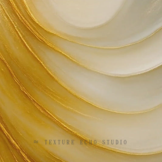 Abstract Cafe Wave Texture Art – Soft Gold & Blush Printable Wall Art Set of 3 (Digital Download)